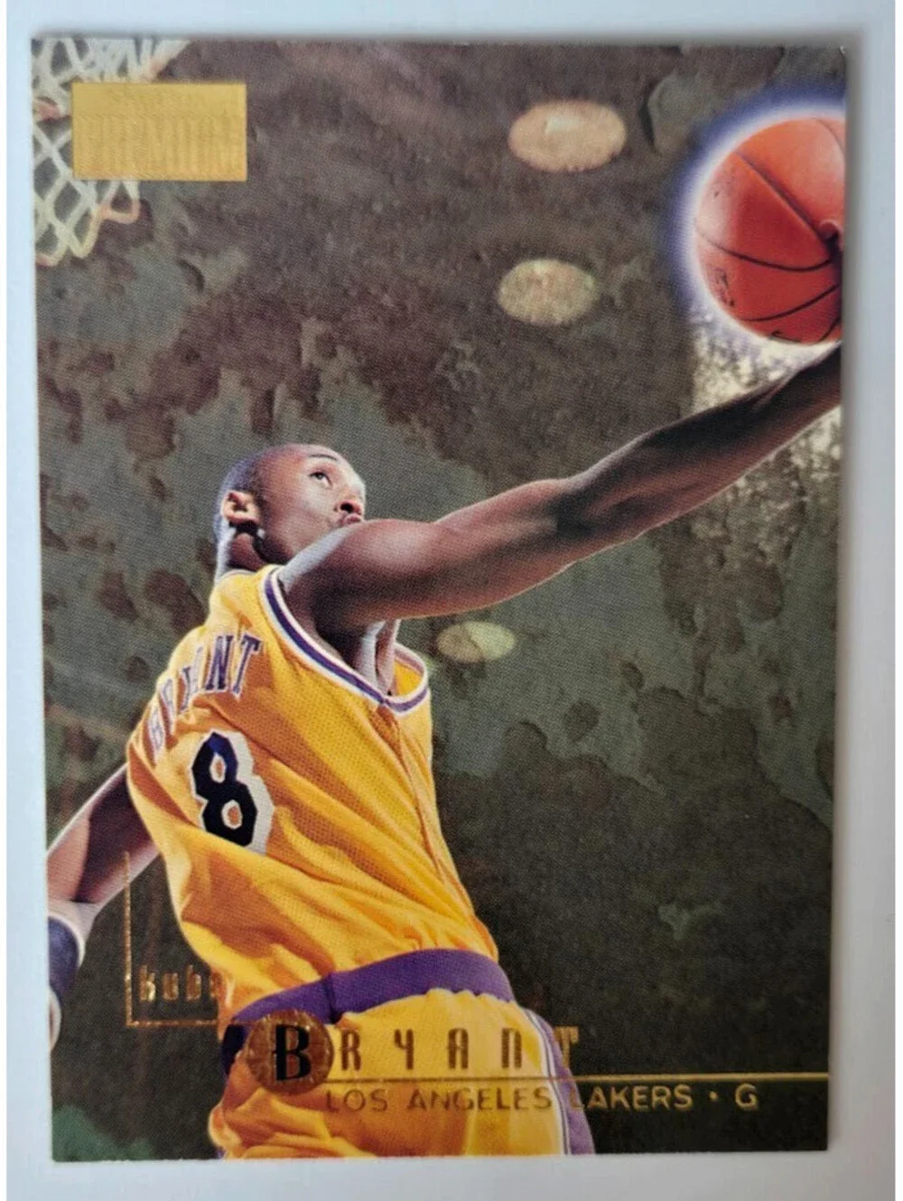1996 SkyBox Premium Kobe Bryant RC #55 Basketball Card